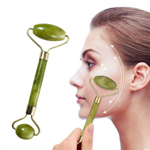 ✨ Flawless Jade Roller & Gua Sha Set – Glow, Relax & Renew Naturally