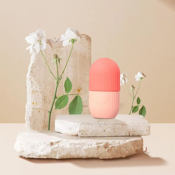 ⭐⭐⭐ (54+ Reviews) ❄️ Ice Roller Facial Massager – Reusable Silicone Cube for Glowing Skin