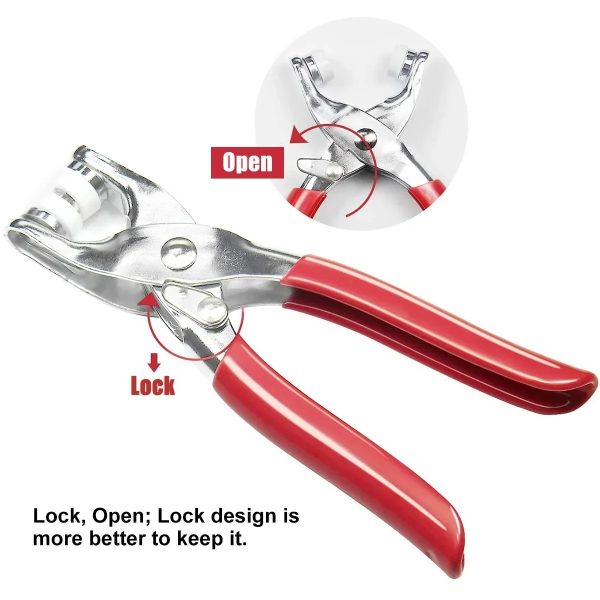 🔧 Plier Tool Kit with 50 Metal Snap Buttons – DIY Sewing & Craft Fastener Set